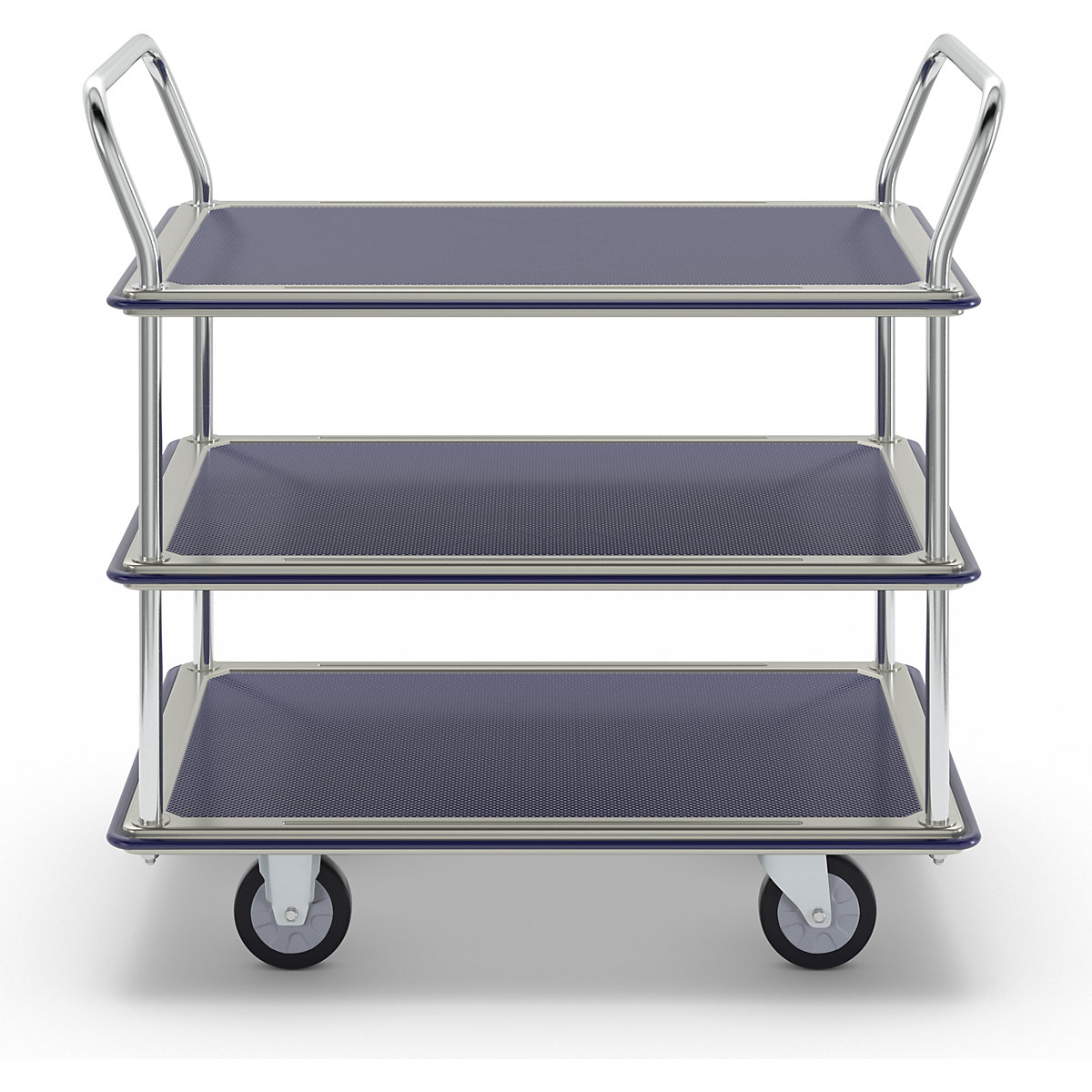 Cărucior cu banc de lucru cromat (Imagine produs 5)-4