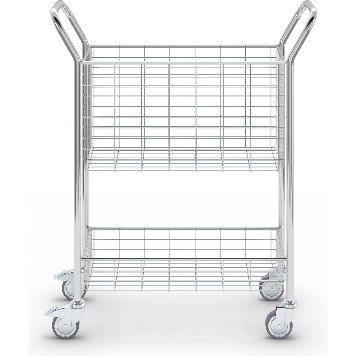 Cărucior de birou și cărucior pentru corespondență – eurokraft pro (Imagine produs 2)-1