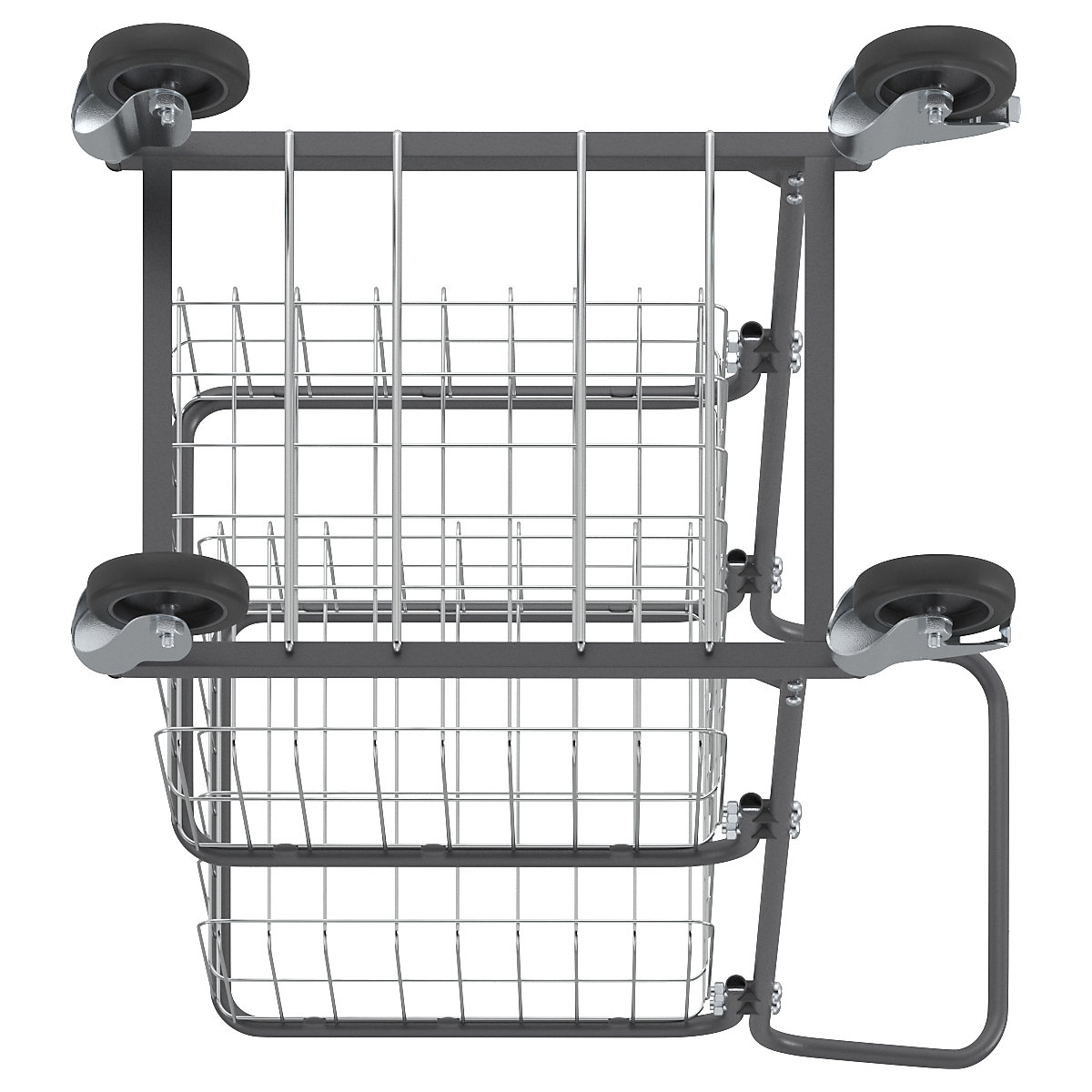 Cărucior de birou KOMPAKT – eurokraft pro (Imagine produs 9)-8