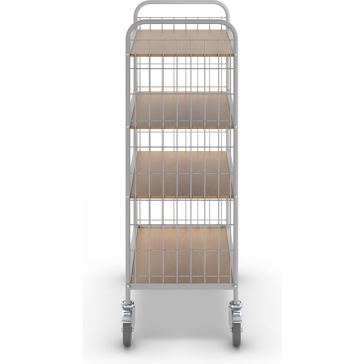 Cărucior etajat de birou – eurokraft pro (Imagine produs 5)-4