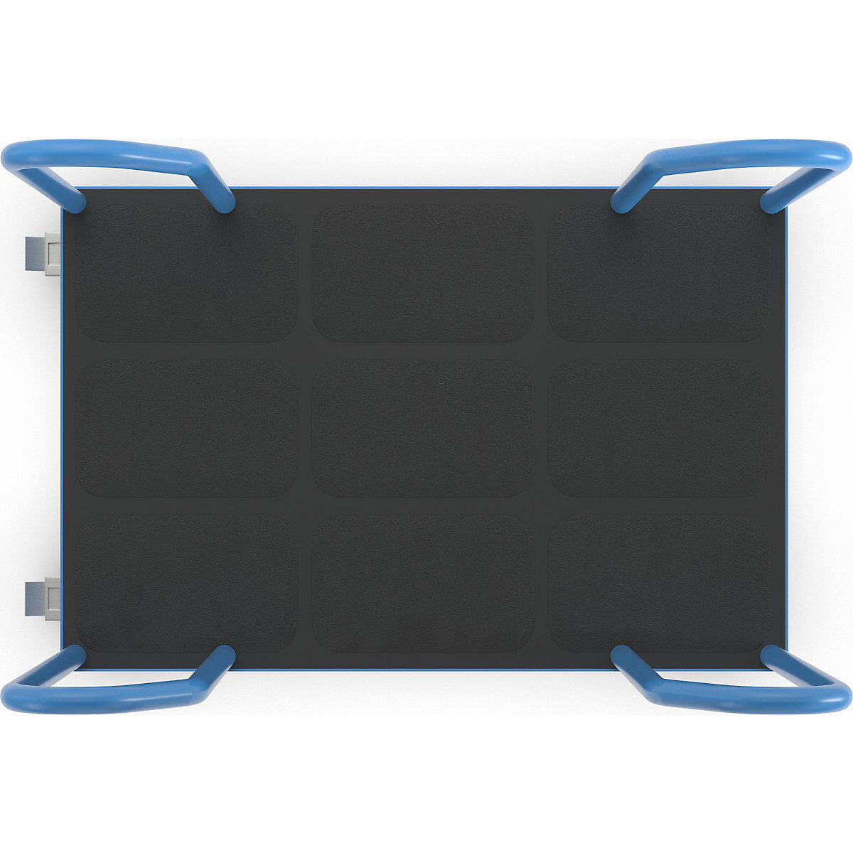Cărucior cu console laterale, cu 4 console laterale – eurokraft pro (Imagine produs 5)-4