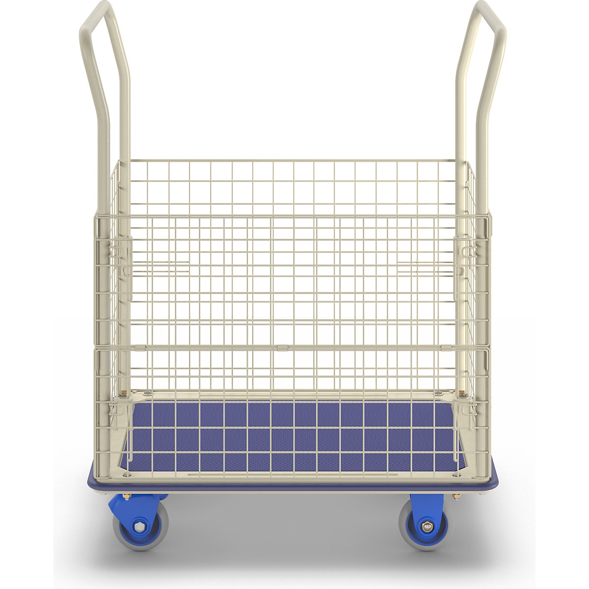 Cărucior cu platformă, cu bordură din grilaj – PRESTAR (Imagine produs 6)-5