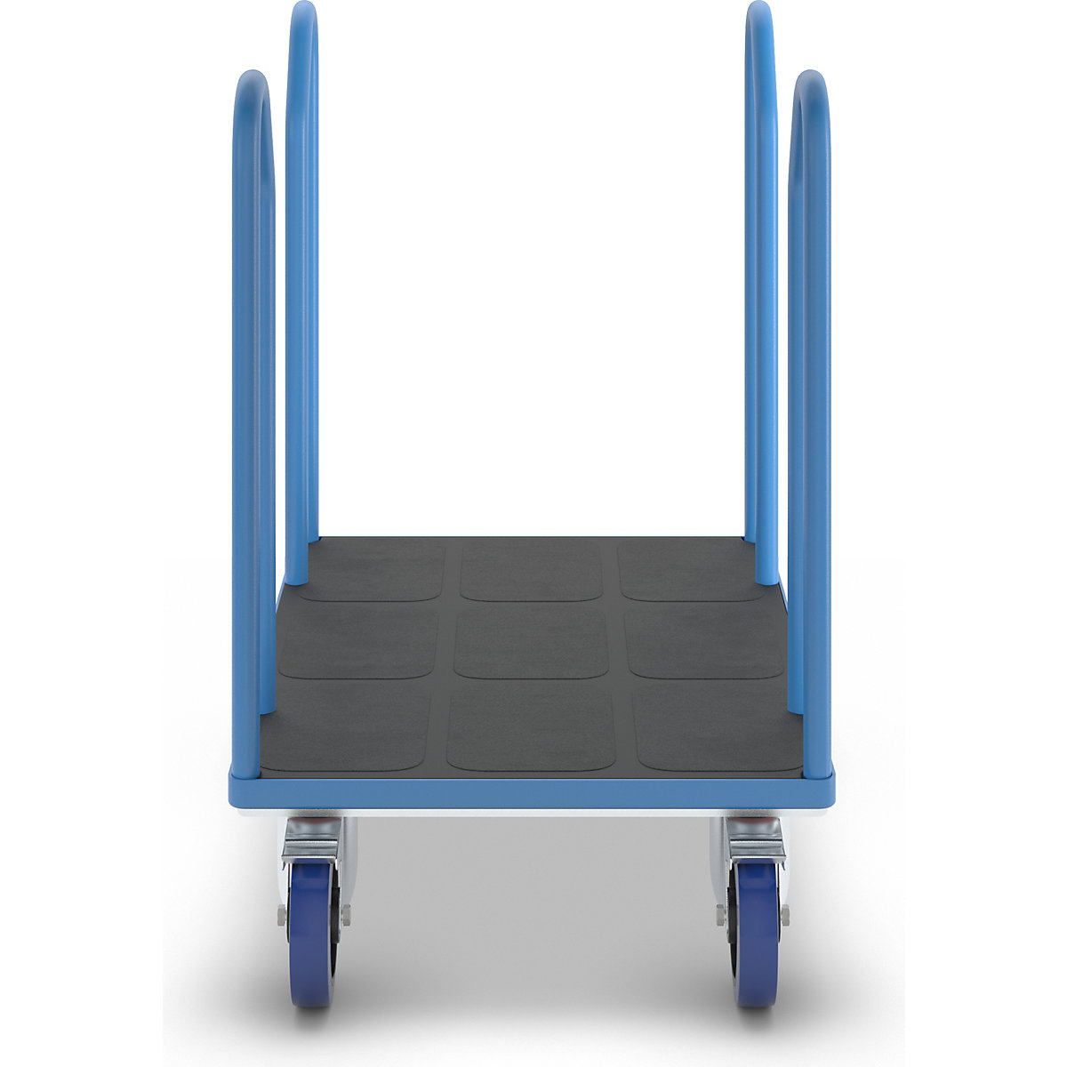 Cărucior cu platformă cu mânere laterale – eurokraft pro (Imagine produs 2)-1