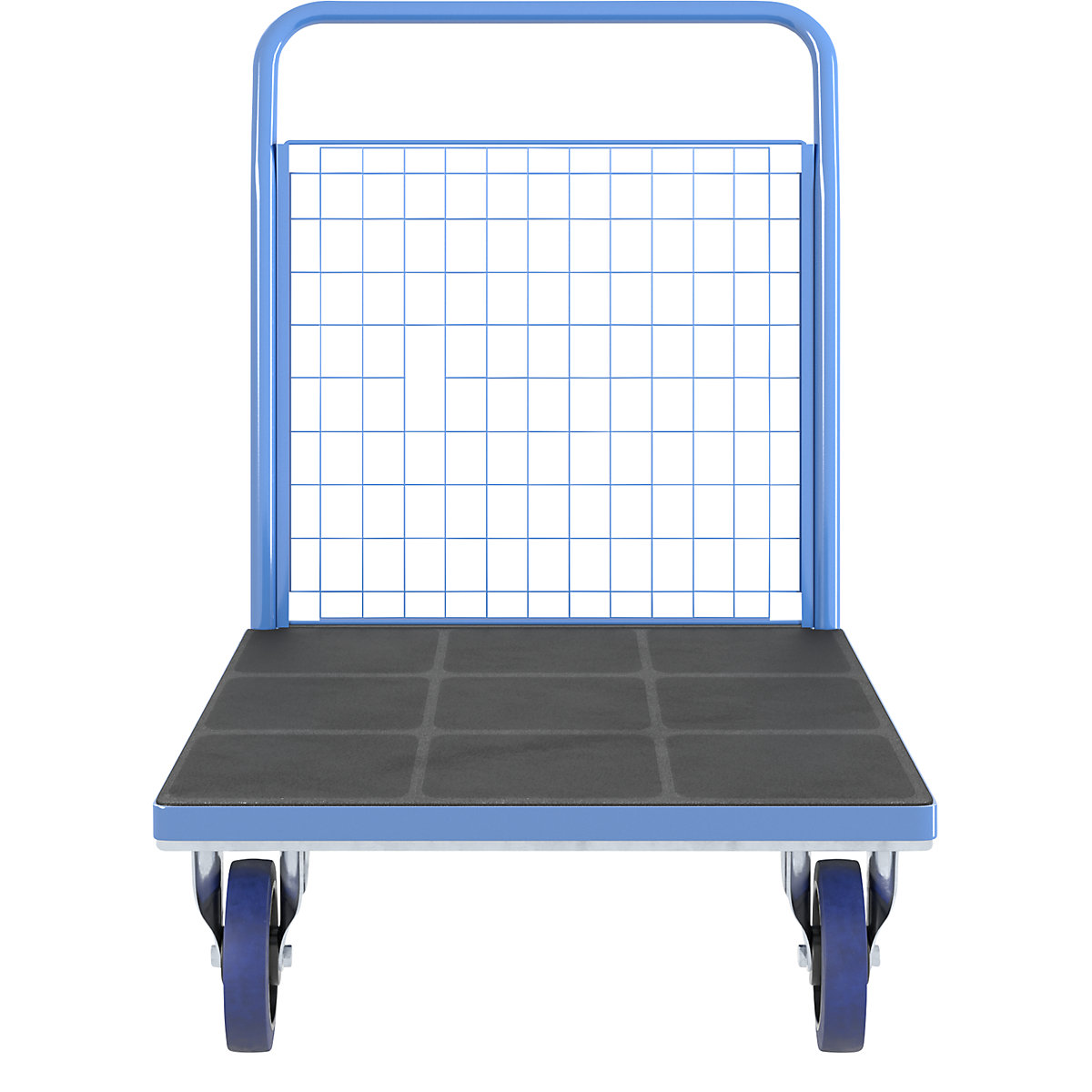 Cărucior cu platformă cu pereți din grilaj – eurokraft pro (Imagine produs 3)-2