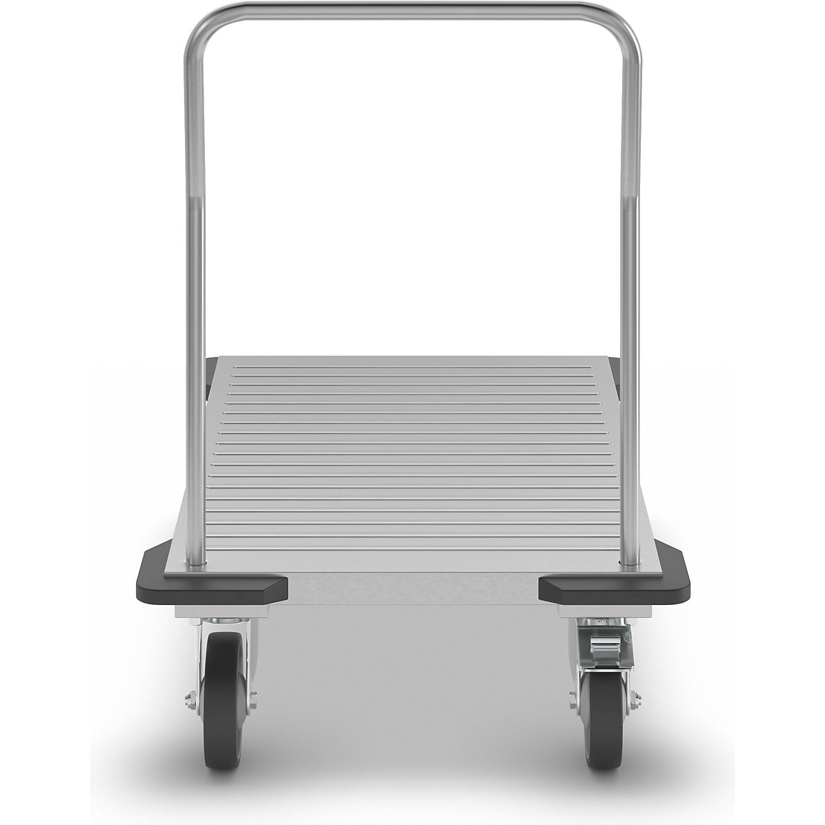 Cărucior cu platformă din inox – eurokraft pro (Imagine produs 2)-1