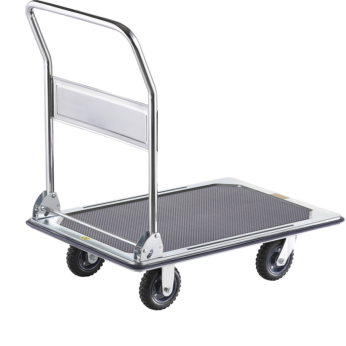 Cărucior cu platformă profesional – eurokraft basic (Imagine produs 2)-1