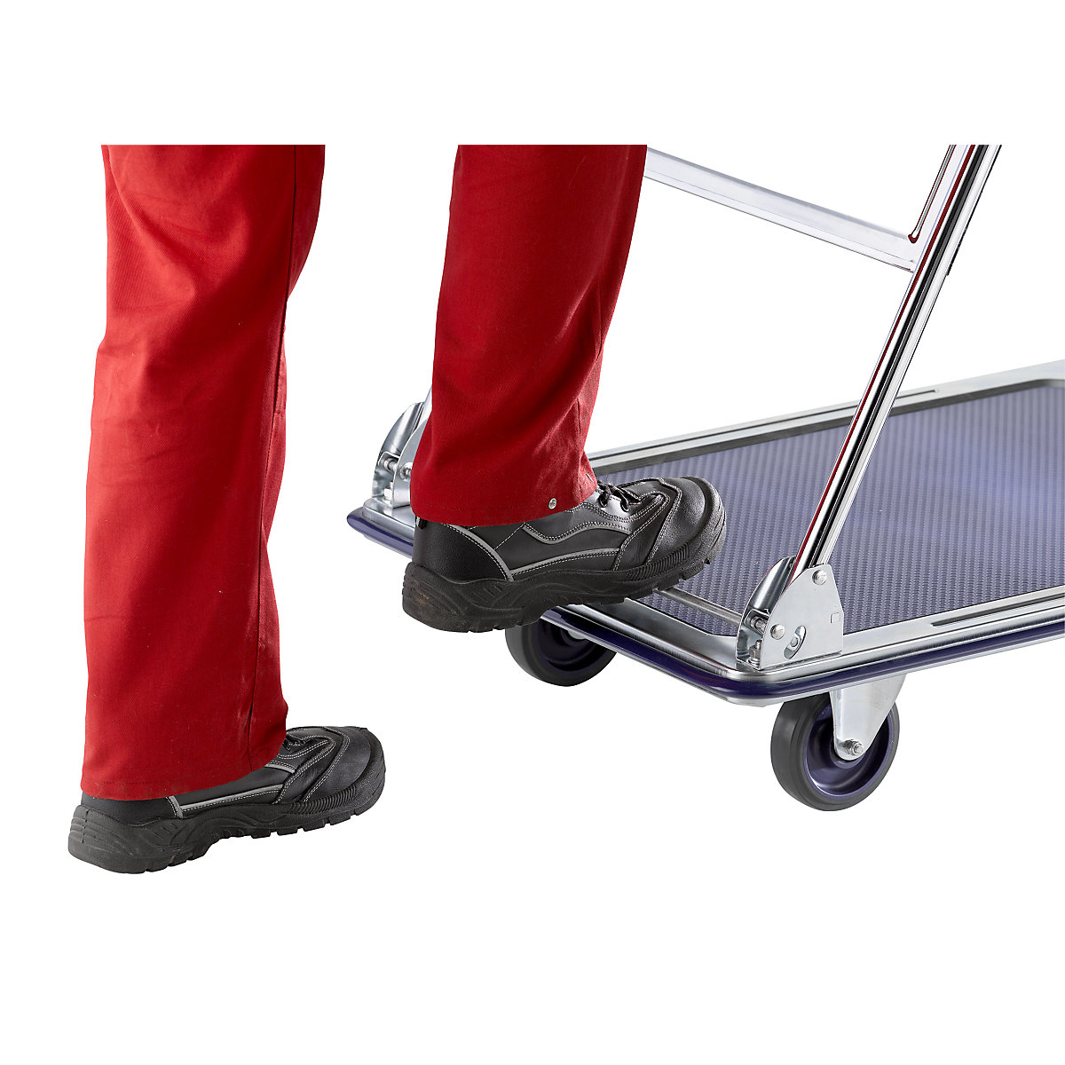 Cărucior cu platformă profesional – eurokraft basic (Imagine produs 7)-6