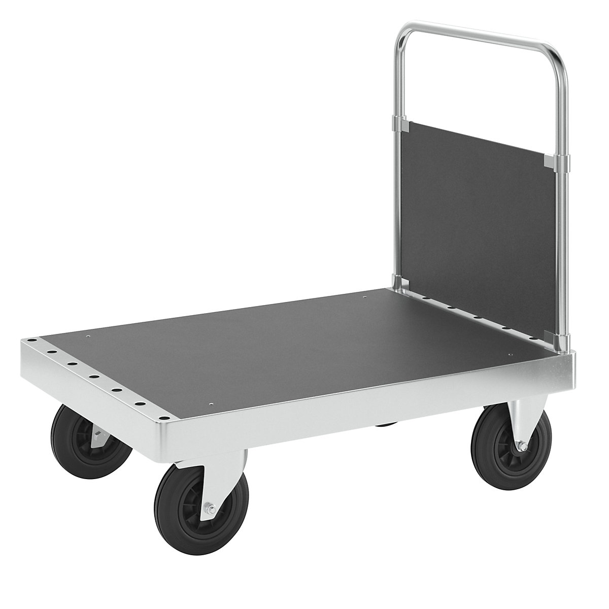 Cărucior cu platformă zincat JUMBO – Kongamek