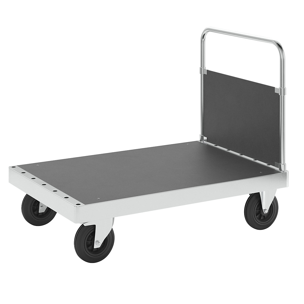 Cărucior cu platformă zincat JUMBO – Kongamek
