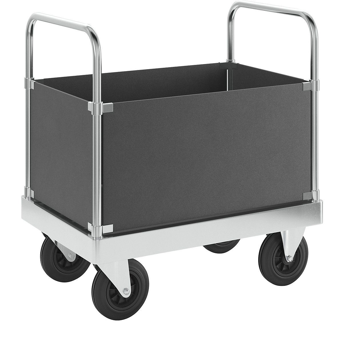 Cărucior cu platformă zincat JUMBO – Kongamek
