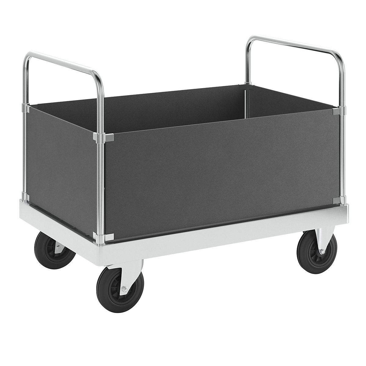 Cărucior cu platformă zincat JUMBO – Kongamek