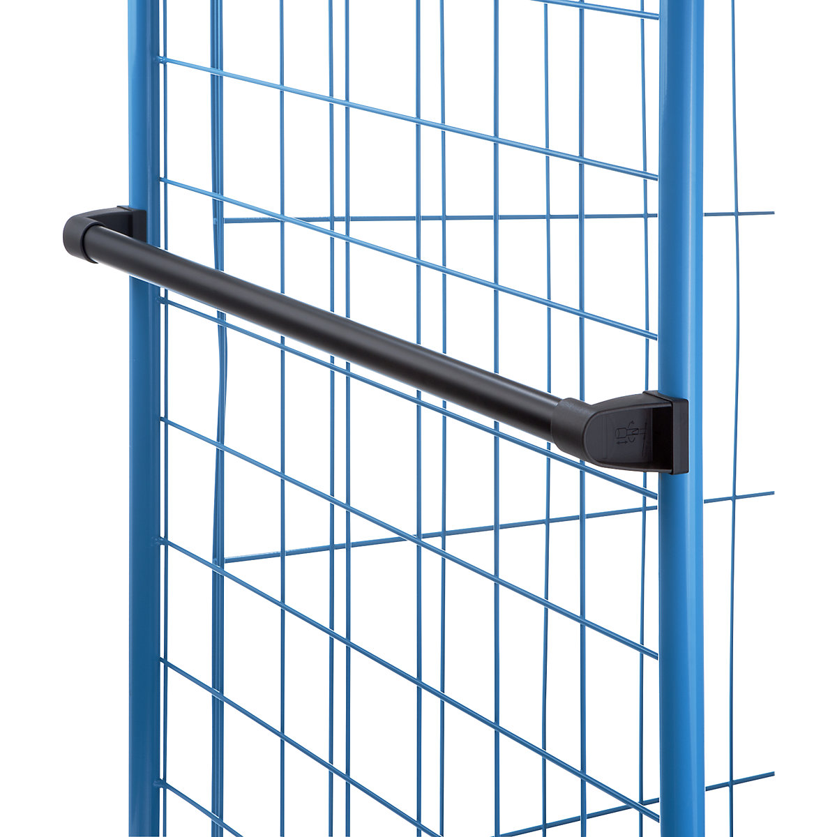 Cărucior etajat cu perete din grilaj pe trei părți – eurokraft pro (Imagine produs 11)-10