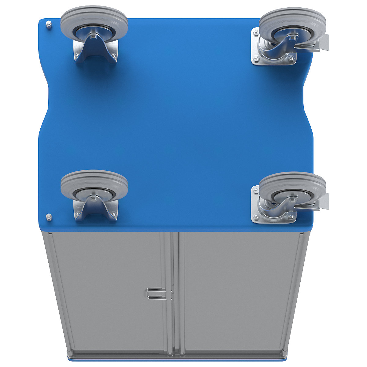 Cărucior tip dulap din aluminiu – Gmöhling (Imagine produs 4)-3