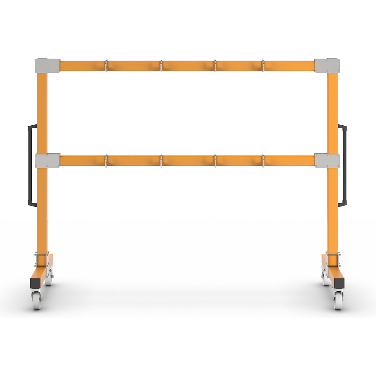 Cuier drept mobil cu elemente de prindere – eurokraft pro (Imagine produs 3)-2