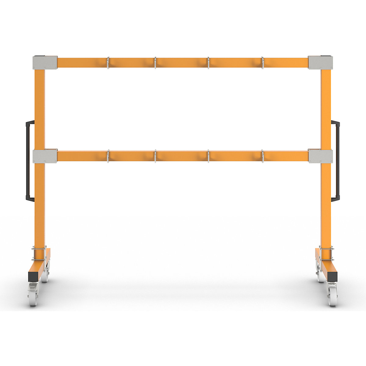 Cuier drept mobil cu elemente de prindere – eurokraft pro (Imagine produs 4)-3