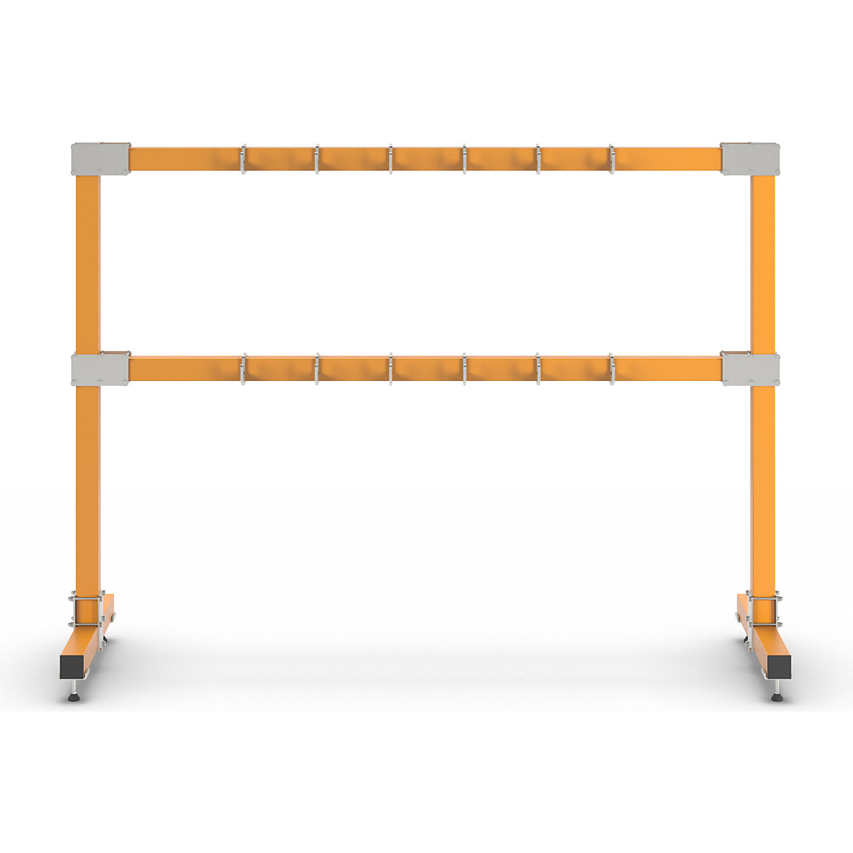 Cuier drept mobil cu elemente de prindere – eurokraft pro (Imagine produs 3)-2