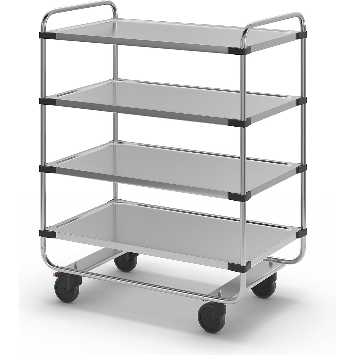 Cărucior din inox pentru servire, montat (Imagine produs 7)-6