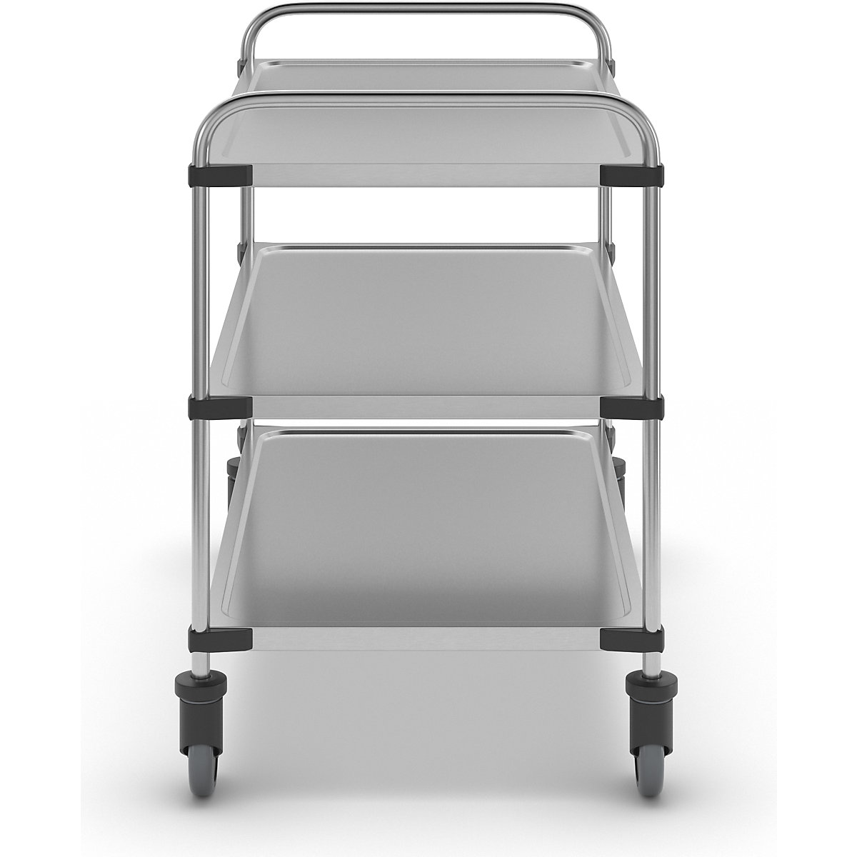 Cărucior din inox pentru servire (Imagine produs 3)-2