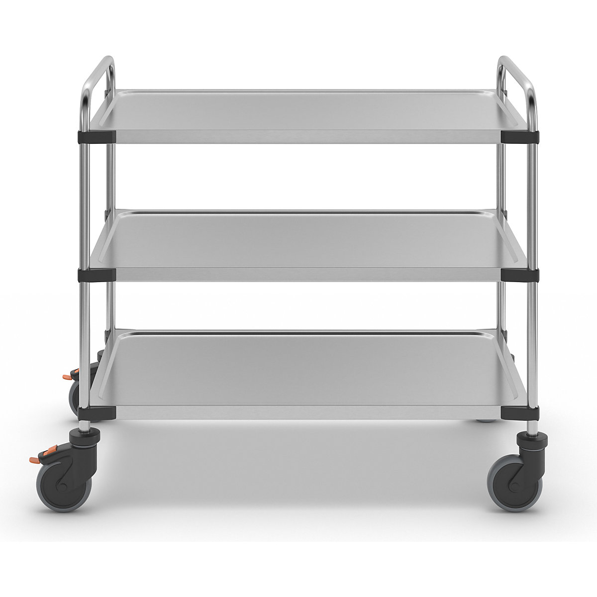 Cărucior din inox pentru servire (Imagine produs 4)-3