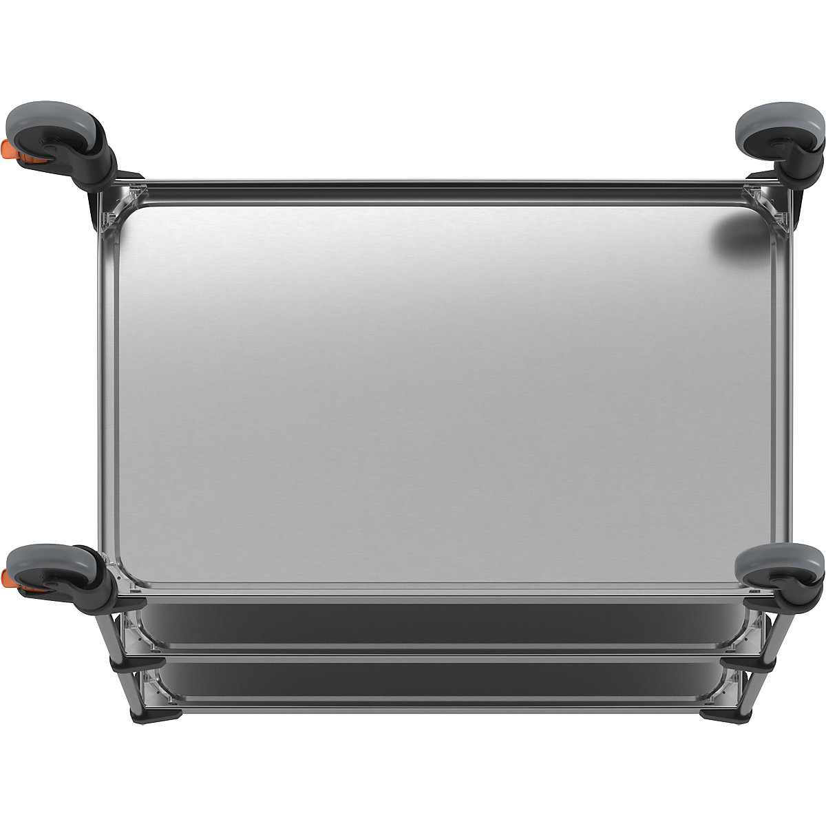 Cărucior din inox pentru servire (Imagine produs 5)-4