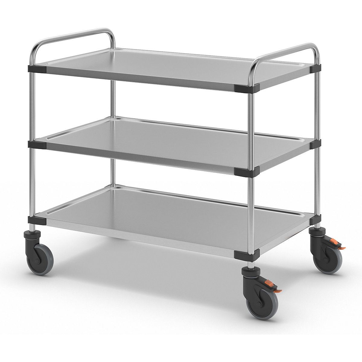 Cărucior din inox pentru servire (Imagine produs 7)-6