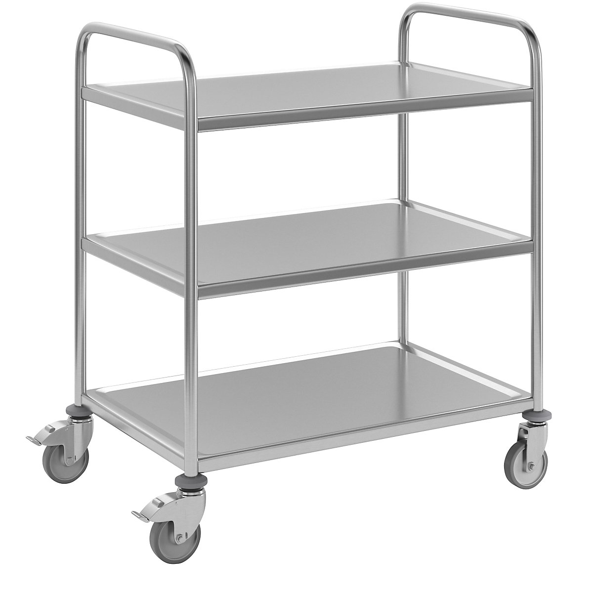 Cărucior din inox pentru servire