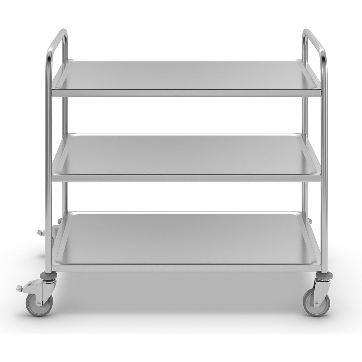 Cărucior din inox pentru servire (Imagine produs 2)-1