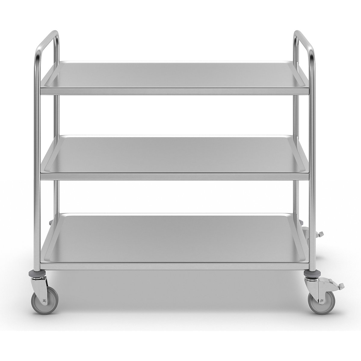 Cărucior din inox pentru servire (Imagine produs 5)-4