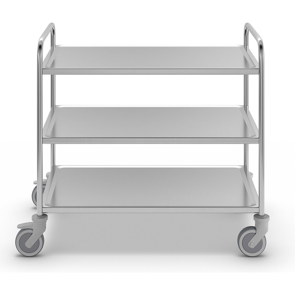 Cărucior din inox pentru servire (Imagine produs 2)-1
