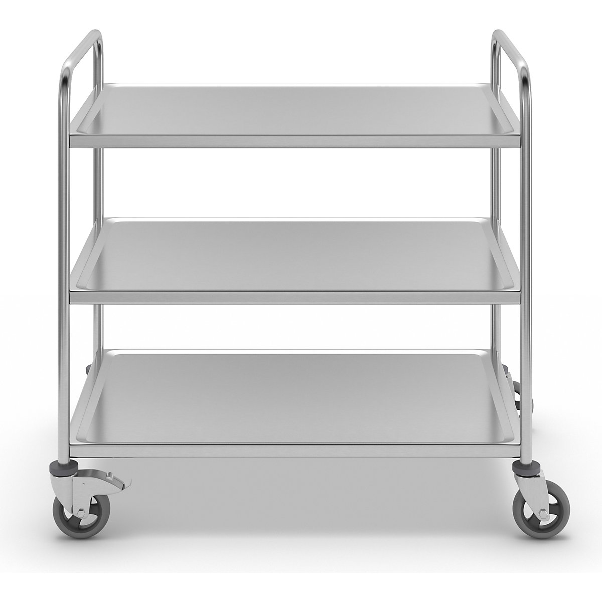 Cărucior din inox pentru servire (Imagine produs 2)-1