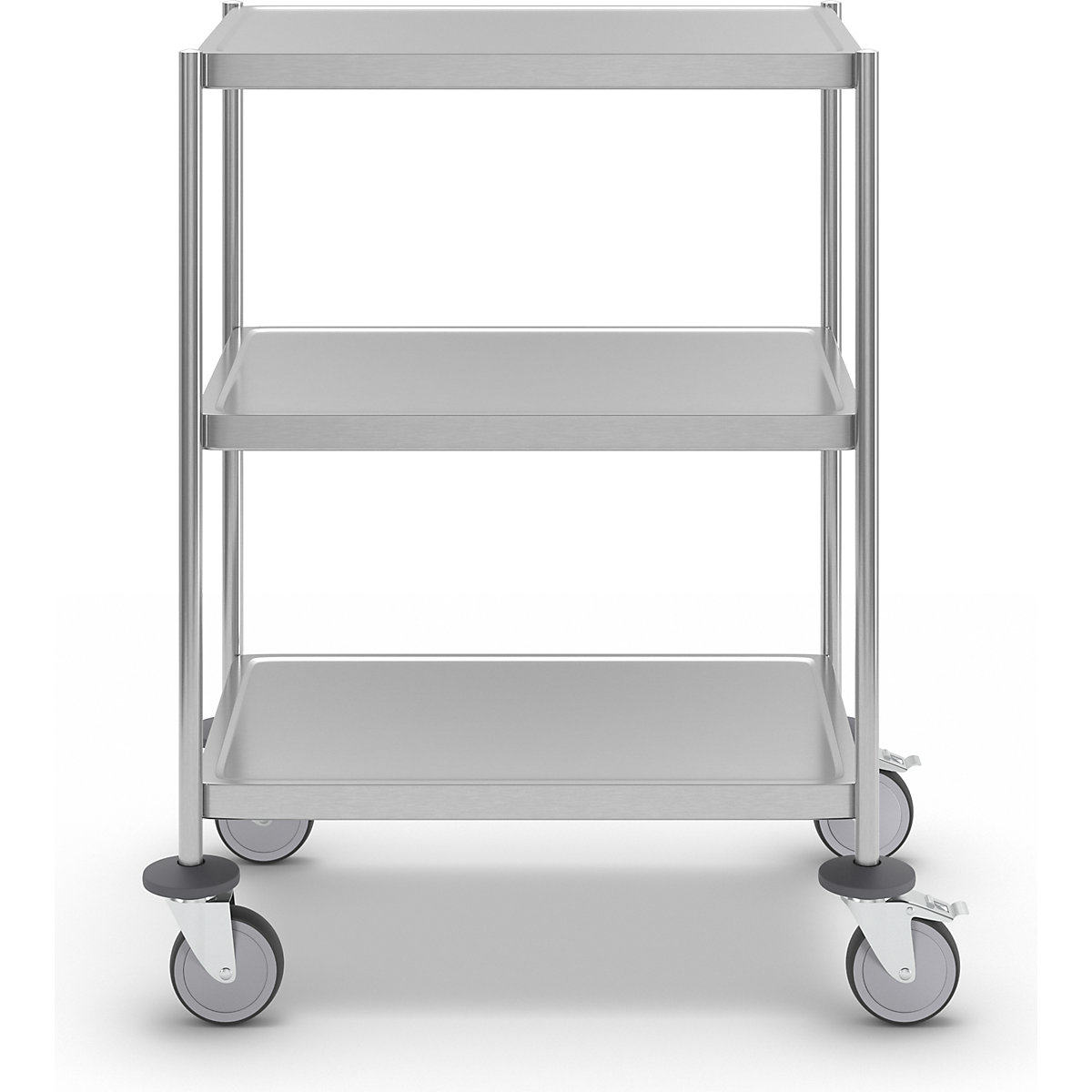 Cărucior etajat din inox, sudat – Kongamek (Imagine produs 4)-3
