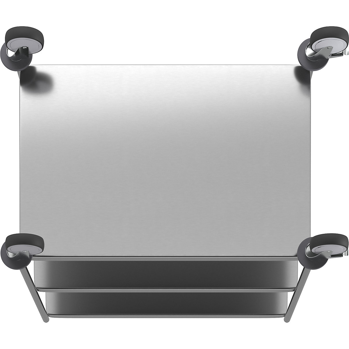 Cărucior etajat din inox, sudat – Kongamek (Imagine produs 6)-5