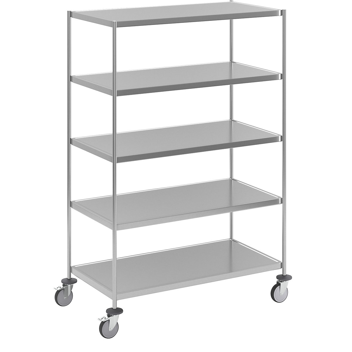 Cărucior etajat din inox, sudat – Kongamek