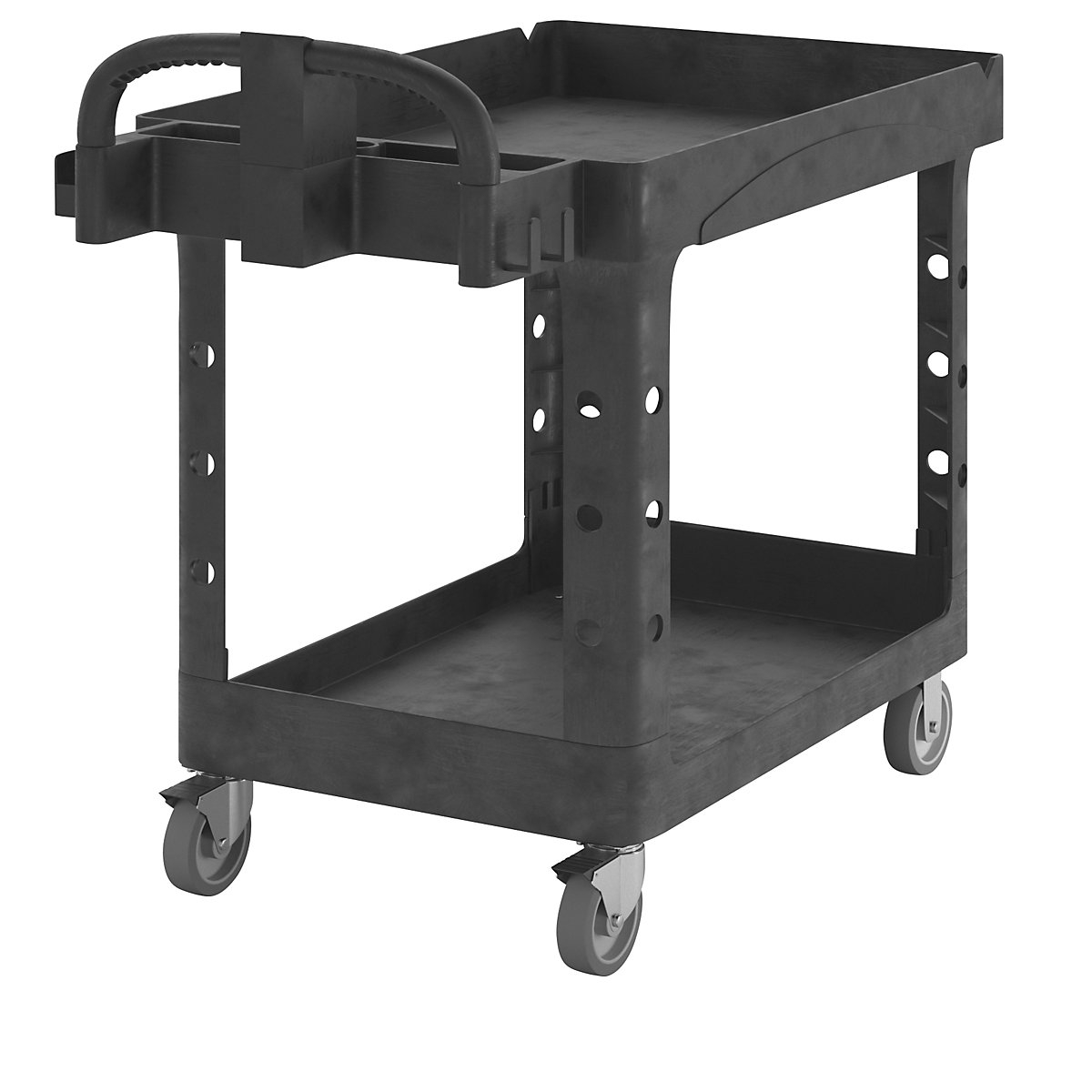Cărucior universal cu banc de lucru din plastic – Rubbermaid