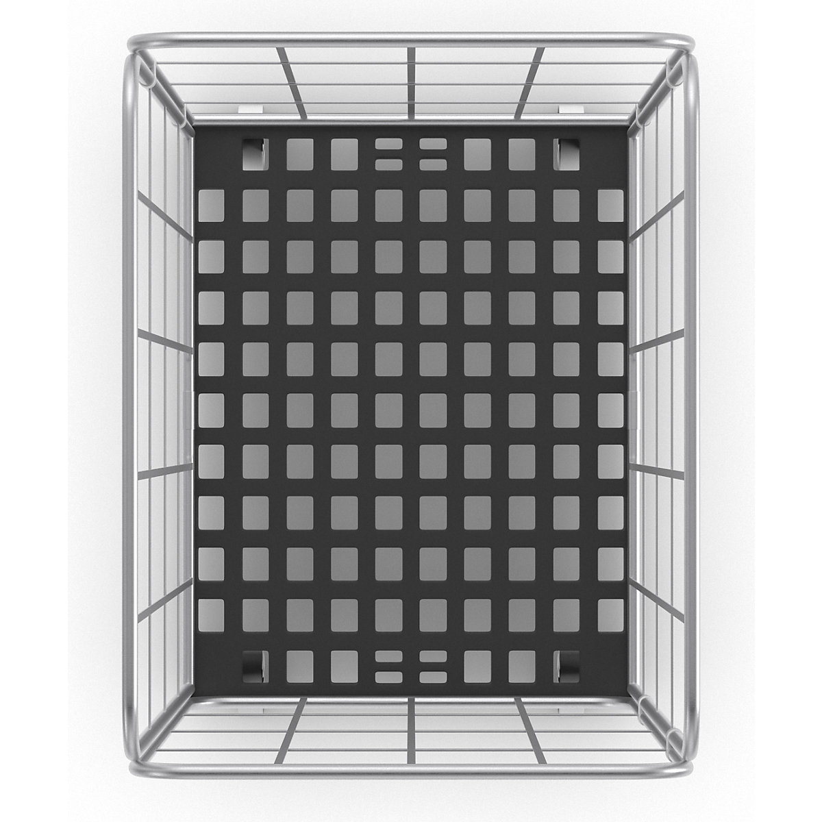Container mobil cu grilaje laterale – eurokraft basic (Imagine produs 7)-6