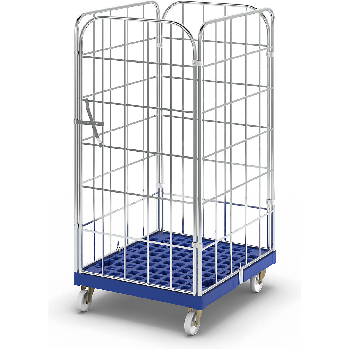 Container mobil cu placă de rulare din plastic