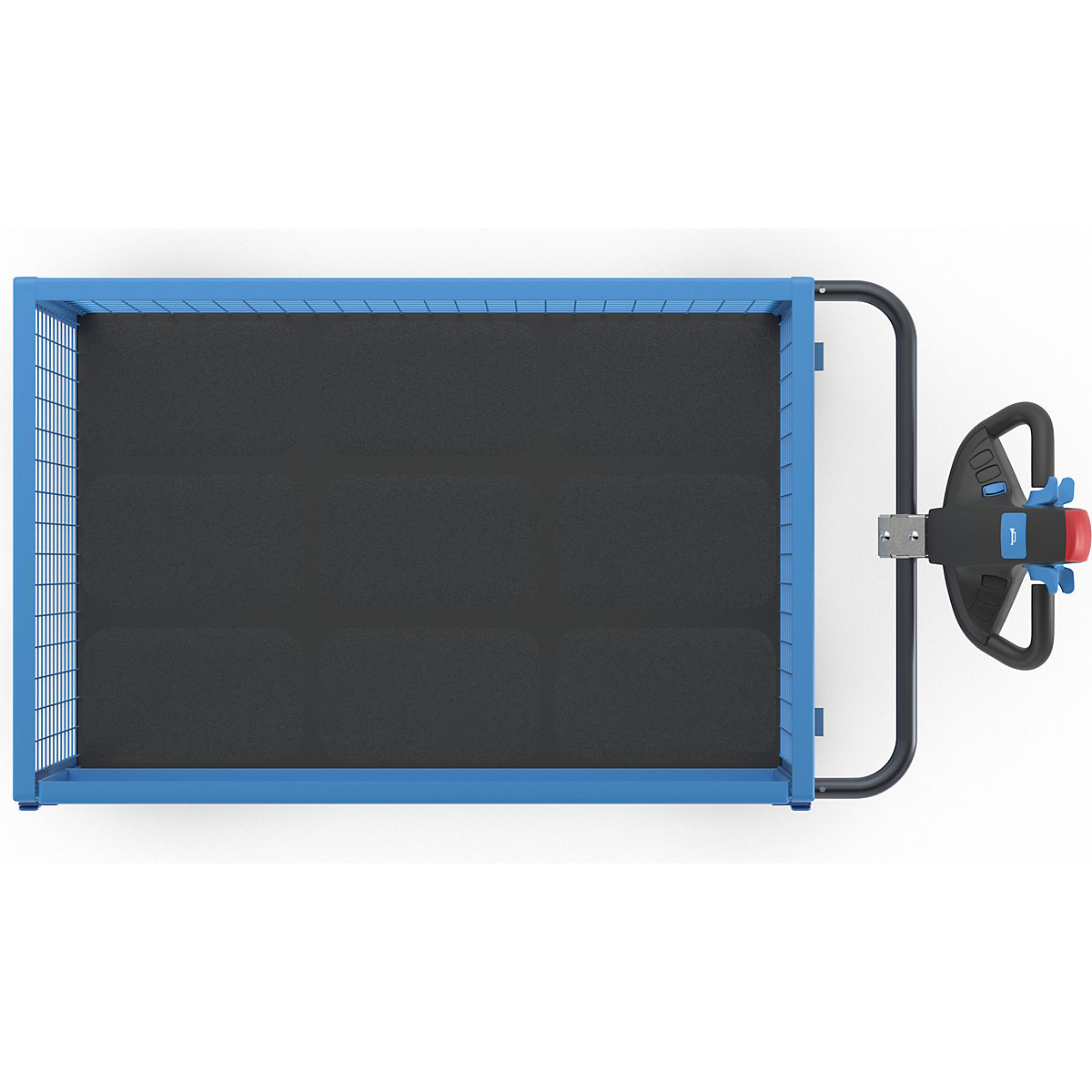 Cărucior tip container cu motor electric – eurokraft pro (Imagine produs 2)-1