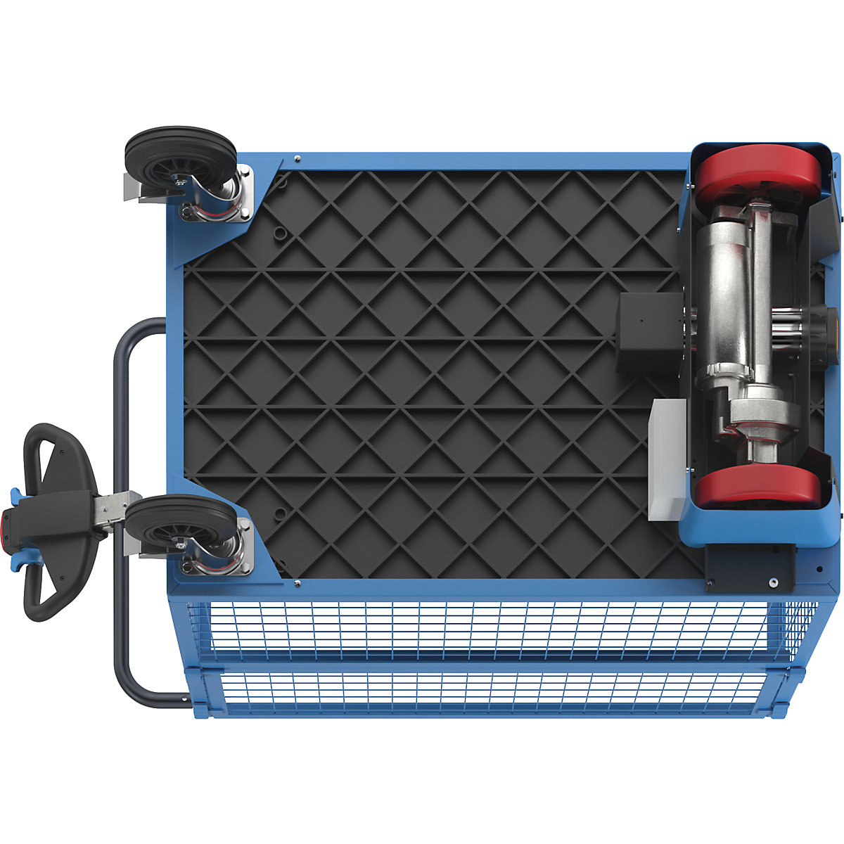 Cărucior tip container cu motor electric – eurokraft pro (Imagine produs 4)-3