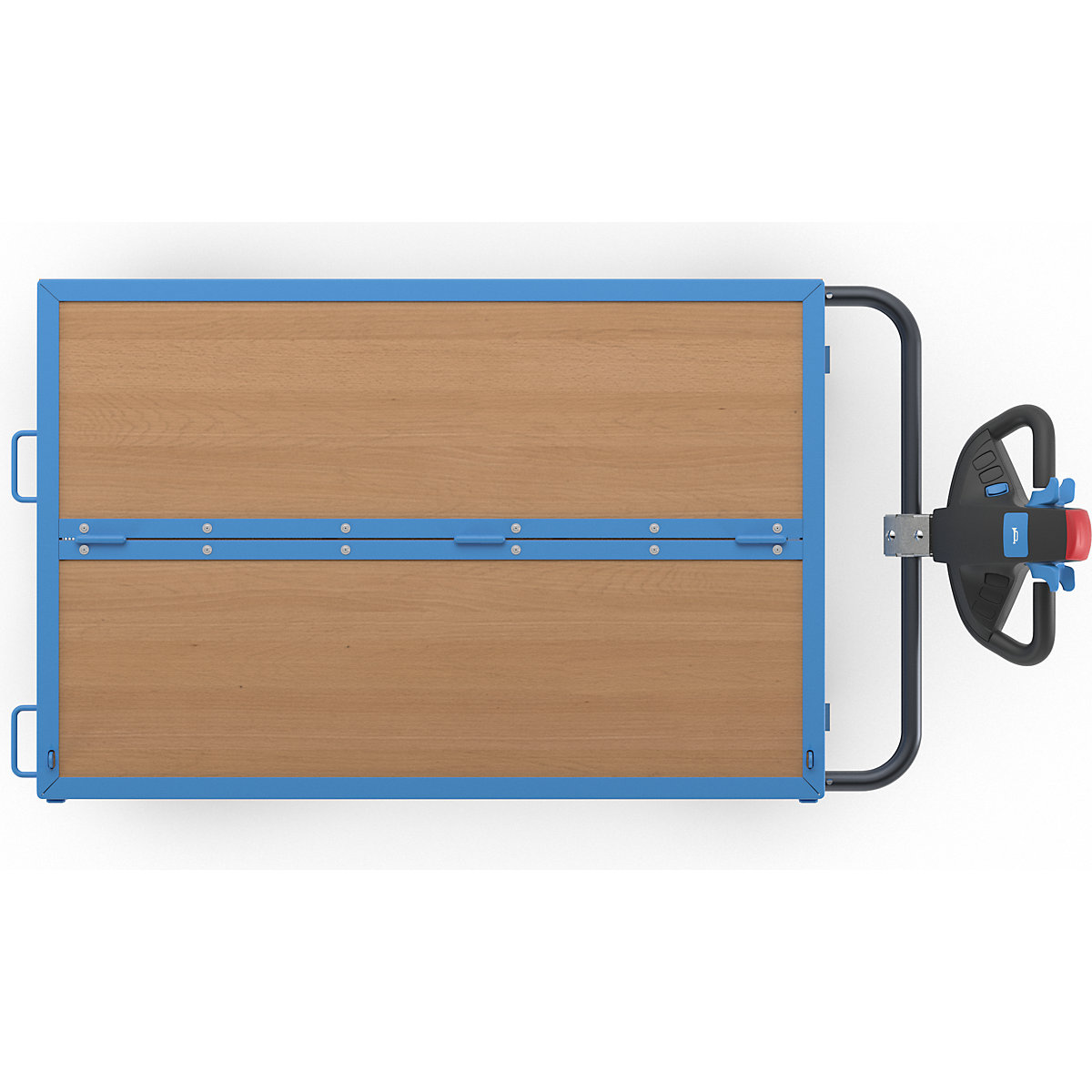 Cărucior tip container cu motor electric – eurokraft pro (Imagine produs 2)-1