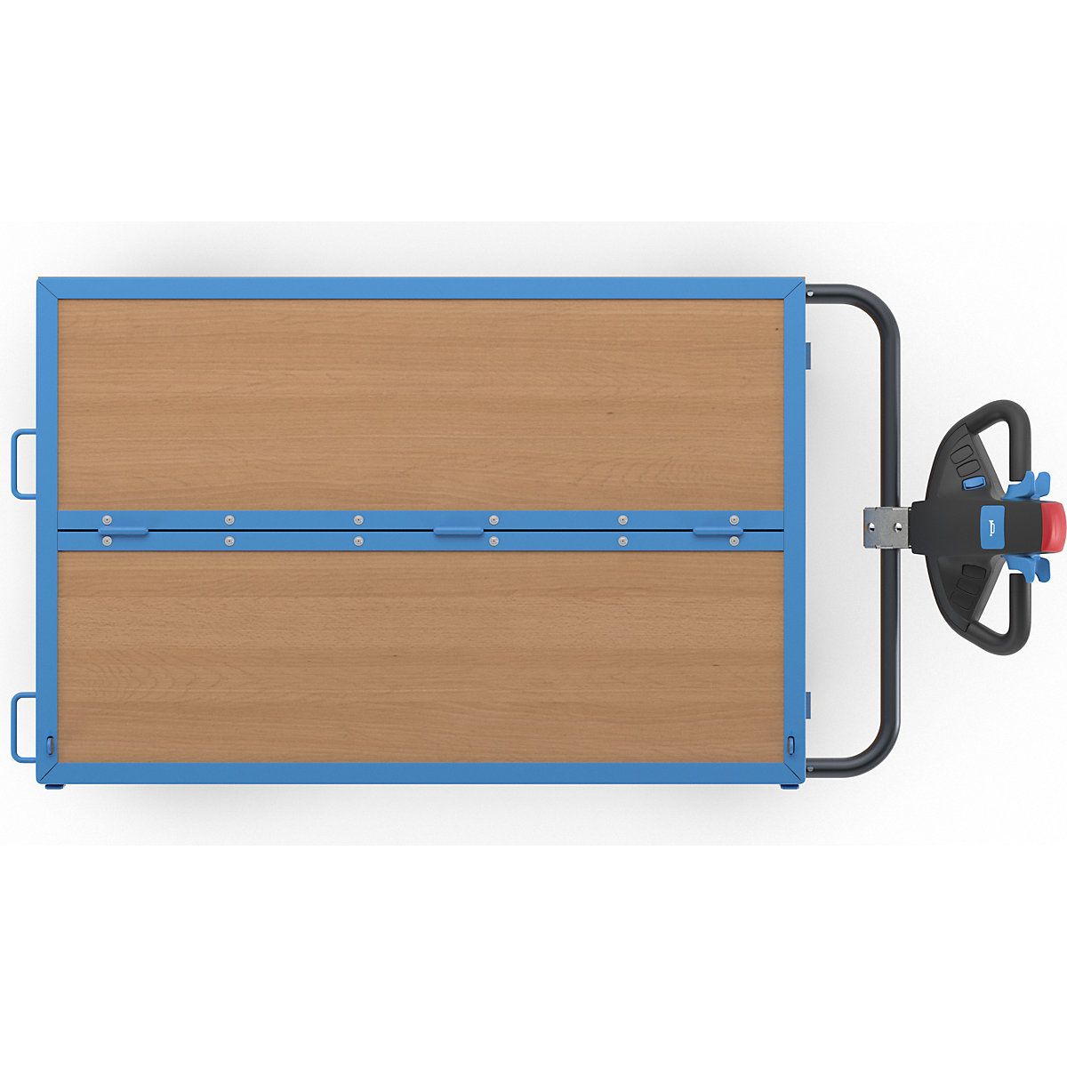Cărucior tip container cu motor electric – eurokraft pro (Imagine produs 2)-1