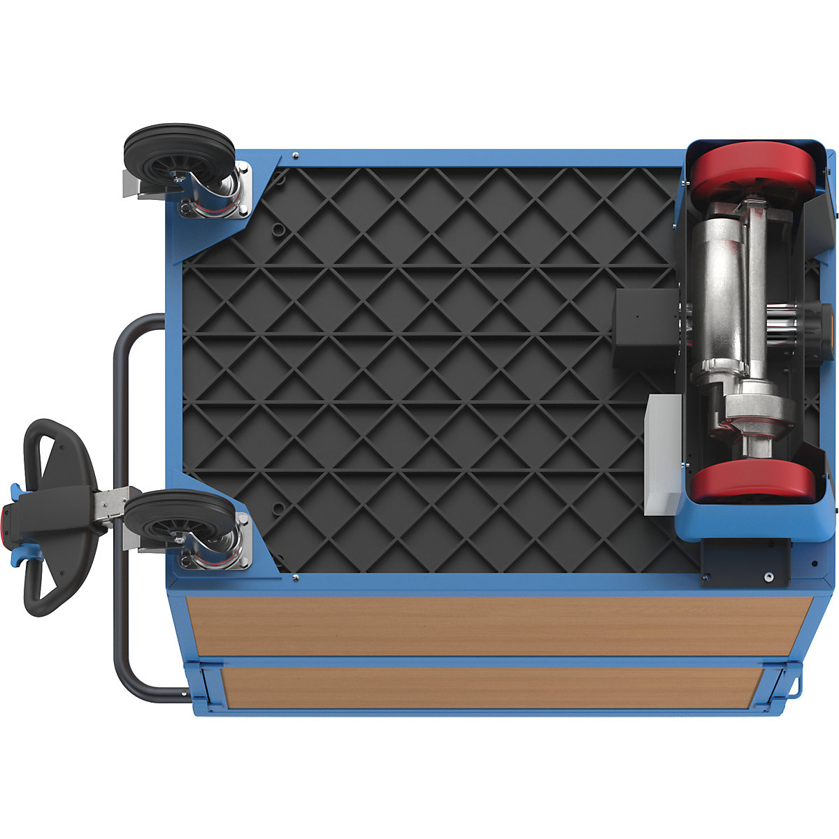 Cărucior tip container cu motor electric – eurokraft pro (Imagine produs 7)-6