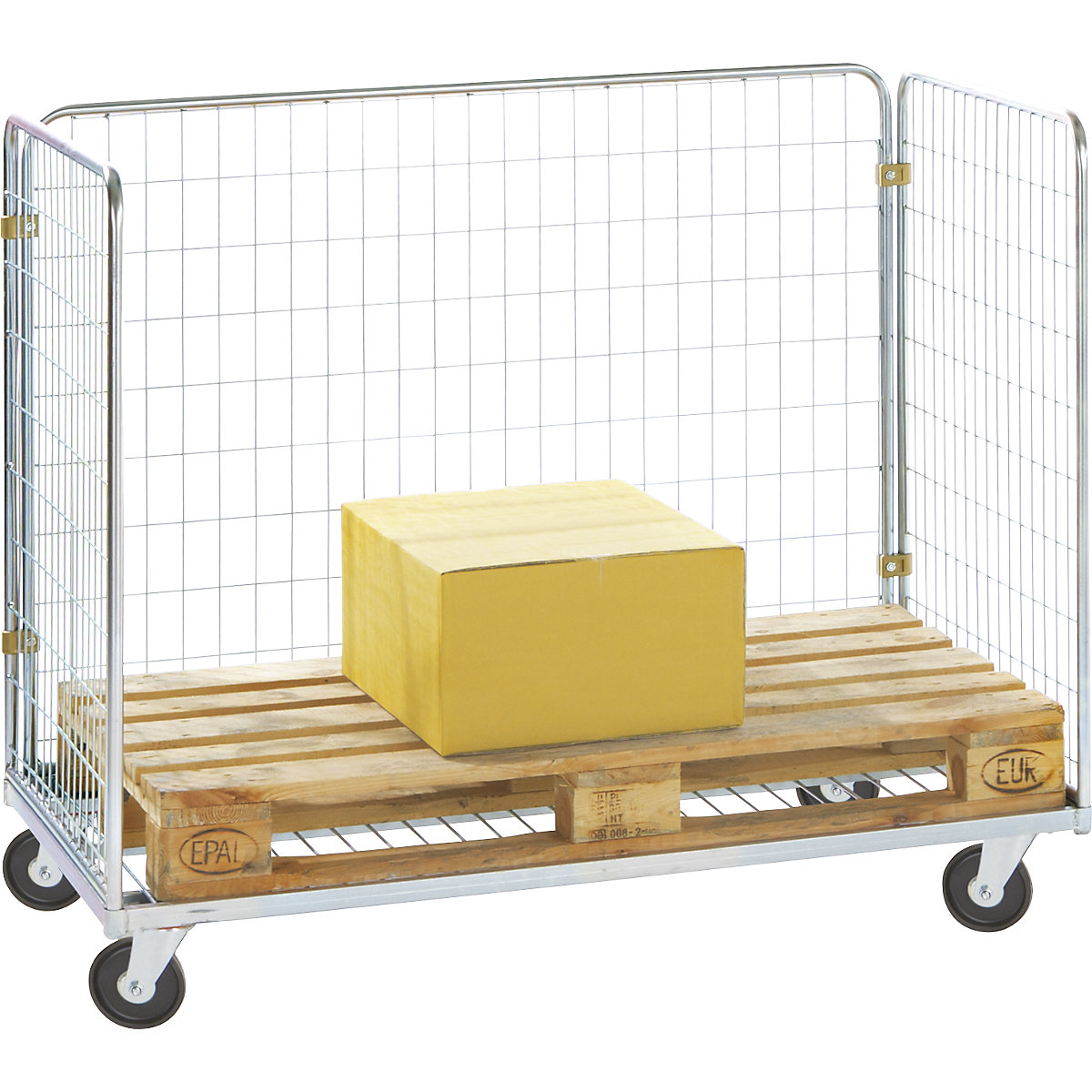 Container mobil, container de transport lăț. x ad. 1295 x 850 mm, înălțime 1135 mm, Ø roții 100 mm, minimum 10 buc.-7