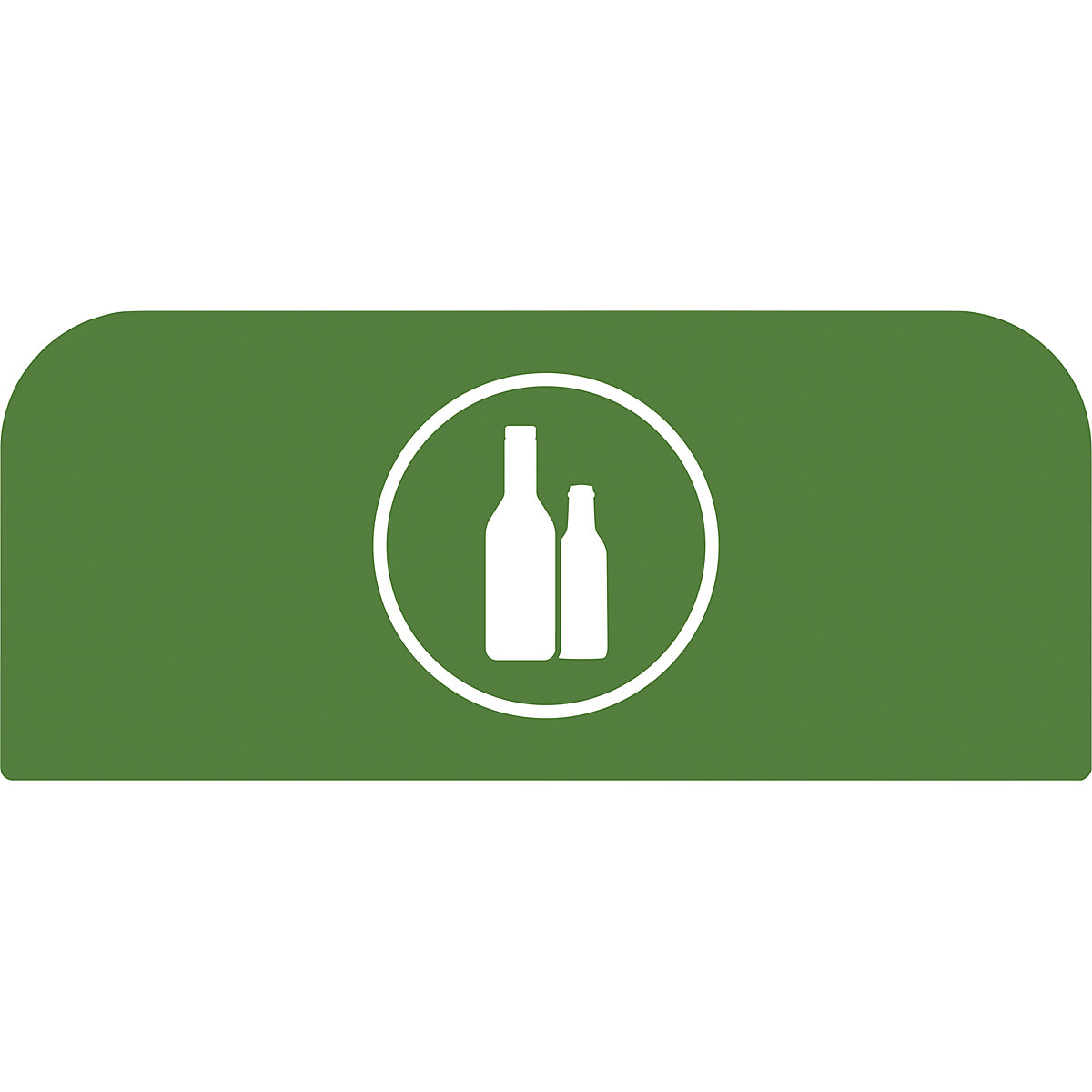 Označevalna tablica Configure™ – Rubbermaid, za 57-l zaboj, zelene barve-4