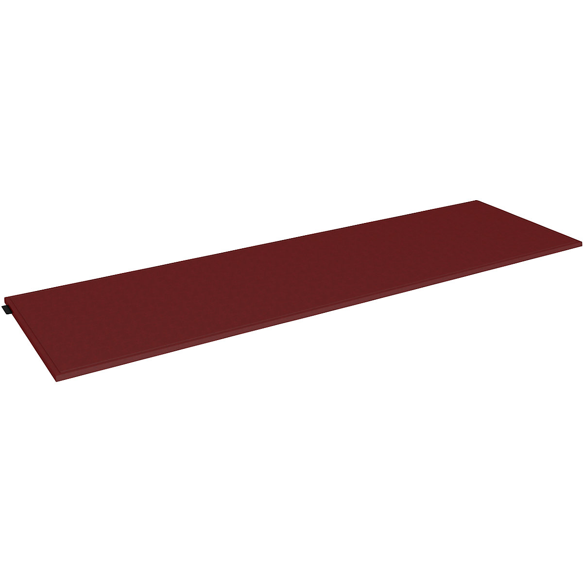 Sedežna blazina iz klobučevine za enojni zaboj – mauser, širina 1147 mm, rdeče barve-2