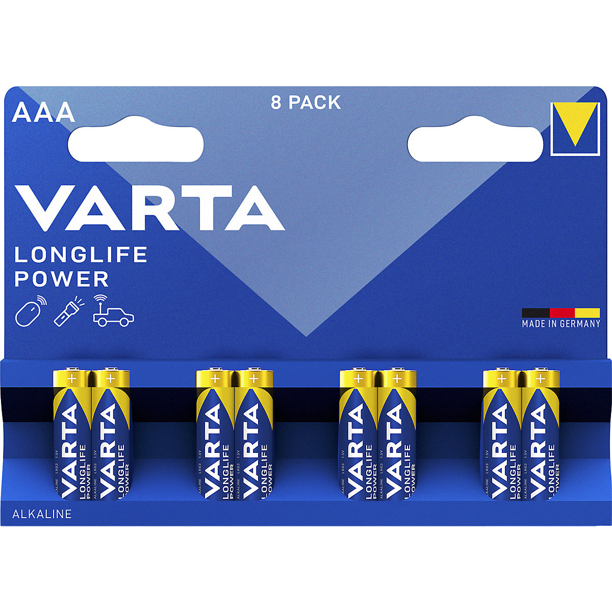 Baterija LONGLIFE Power – VARTA, AAA, DE 8 kosov, od 10 DE-2