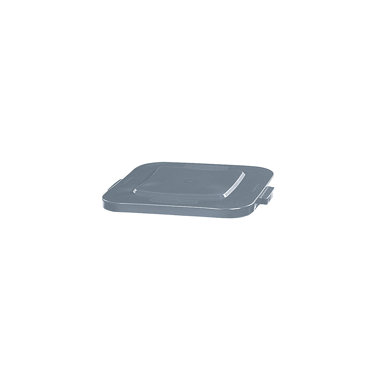 Plosnati poklopac, kvadratan – Rubbermaid, za volumen spremnika 151 l, u sivoj boji-1