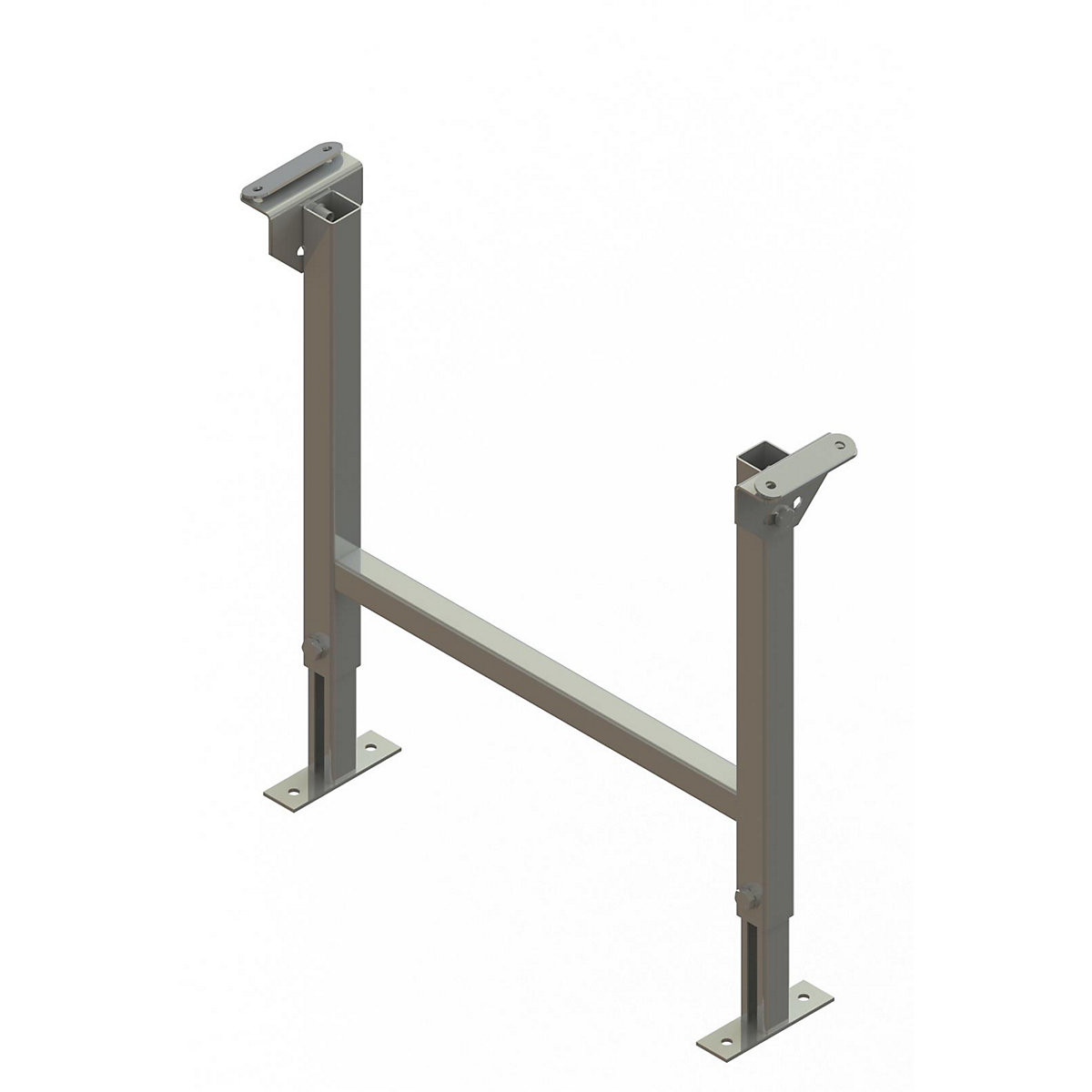 Dvostruki stalak – Gura, širina tračnice 600 mm, visina do površine za odlaganje 540 – 870 mm
