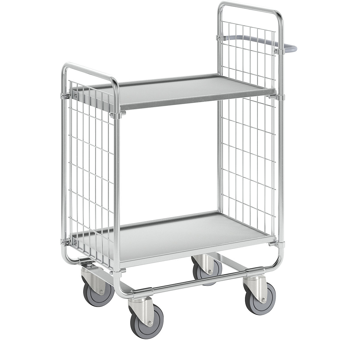 Etážový vozík SÉRIE 100 – HelgeNyberg, 2 etáže, d x š x v 800 x 460 x 1120 mm-4