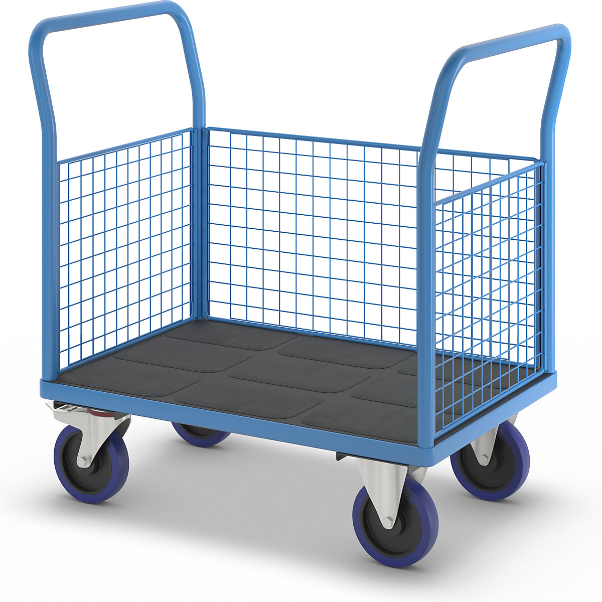 Plošinový vozík s mřížkovými stěnami – eurokraft pro (Obrázek výrobku 7)-6