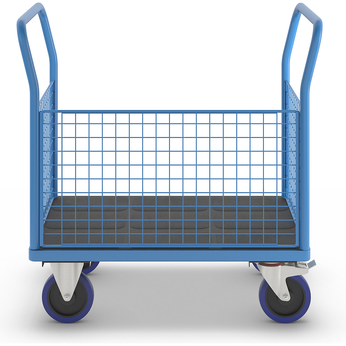 Plošinový vozík s mřížkovými stěnami – eurokraft pro (Obrázek výrobku 4)-3